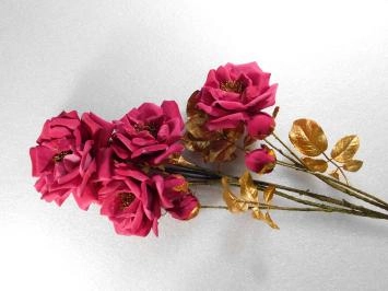 Branche de rose - Gold Beauty - 122 cm