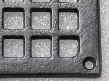 Rooster Vierkant - 14.5 x 14.5 cm  - IJzer 