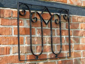 Gitter Rechteck - Schmiedeeisen - Schwarz