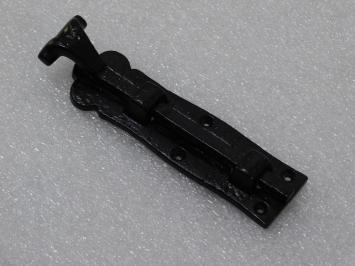Serrure coulissante Fer forgé - 16,5 cm - Noir