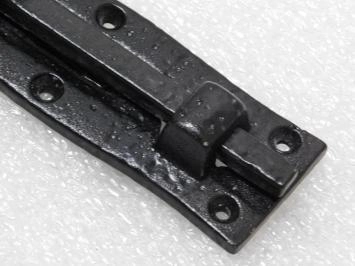 Serrure coulissante Fer forgé - 16,5 cm - Noir