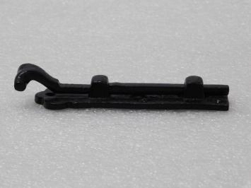 Serrure coulissante Fer forgé - 16,5 cm - Noir