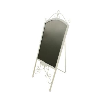 Staand reclamebord - Vintage White – 100 cm – met krijtbord