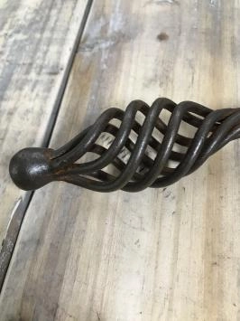 Bouton de porte en forme d'oignon, tout en fer
