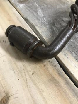 Bouton de porte en forme d'oignon, tout en fer