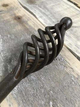 Bouton de porte en forme d'oignon, tout en fer