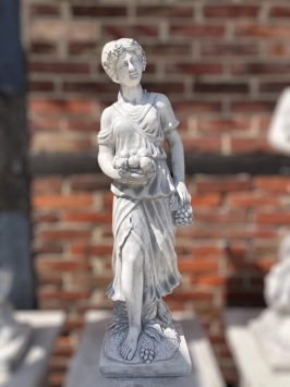 Set van 4 godinnen op sokkel - jaargetijden - steen - 160 cm