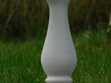 Lot de 3 poteaux balustres avec fenêtre – 60 cm – pierre