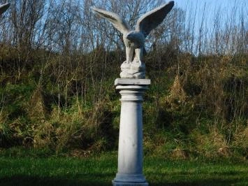 Adelaar - op sokkel - stenen beeld - 140 cm - set van 2