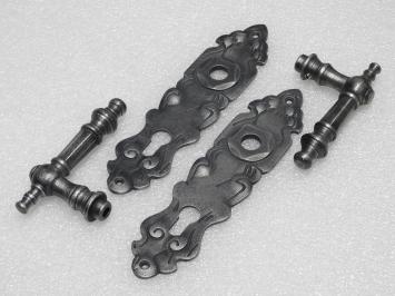 Ensemble de porte « Victoria » – fonte galvanisée – PC92 – élégant