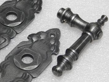 Ensemble de porte « Victoria » – fonte galvanisée – PC92 – élégant