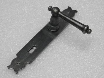 Set Deurbeslag - Klinken York + Deurplaten Baron BB 72 - Gietijzer Verzinkt