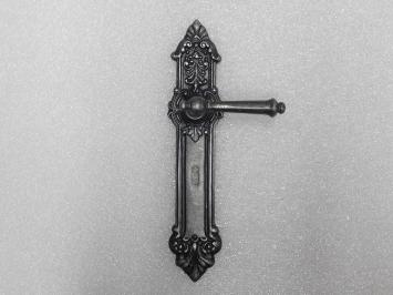 Türbeschlagset – Türgriffe York + Türplatten Heritage BB 72 – Gusseisen, verzinkt