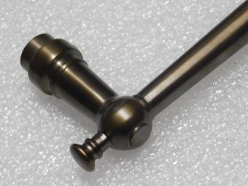 Ensemble de poignées de porte Montel – laiton patiné foncé