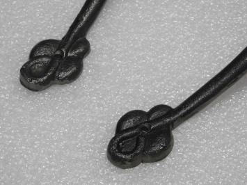 Set Jugendstil-Türgriffe – Gusseisen – 28,5 cm – authentisch