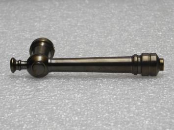 Set Türgriffe „Montel“ mit Rosetten – Dunkel patiniertes Messing