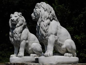 Ensemble de lions - imposant - 135 cm - décoration exclusive