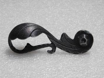 Set Türgriffe Vienna und Schlossrosetten, quadratisch, Gusseisen verzinkt