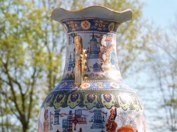 Set Vintage Vazen - 60 cm - Porselein - Aziatische Stijl