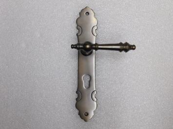 Montreux Türgriffset + Türplatten PZ 92 – Dunkel patiniertes Messing