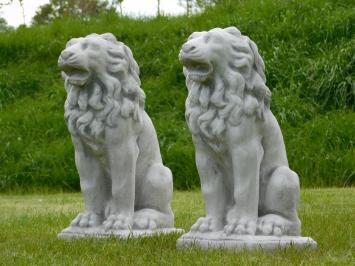 Set zittende leeuwen, vol steen, super mooi!!