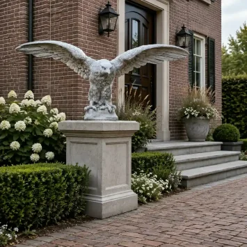 Beeld adelaar XXL - 175 cm - steen