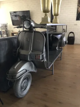 Table d'appoint pour scooter – 270 cm – table d'appoint unique avec porte-bagages