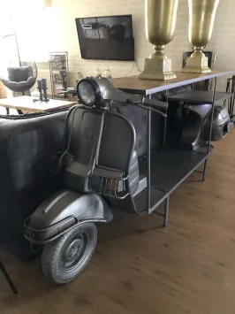 Table d'appoint pour scooter – 270 cm – table d'appoint unique avec porte-bagages