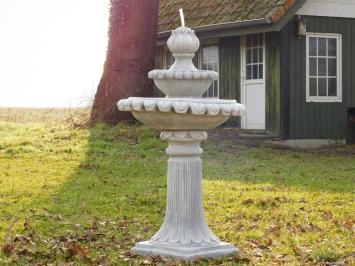 Fontaine - pierre - 95 cm - blanc classique - détaillée