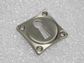 Rosace de verrouillage carrée BB – nickel mat – 37 mm – design élégant