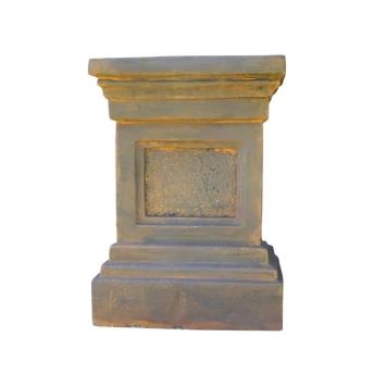 Forse, vierkante sokkel – oxide pilaar – steen – 60 cm