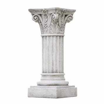 Klassieke sokkel – steen – 80 cm – zuil met kapiteel