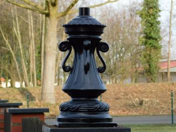 Sokkel voor buitenlamp - 46 cm - zwart - aluminium