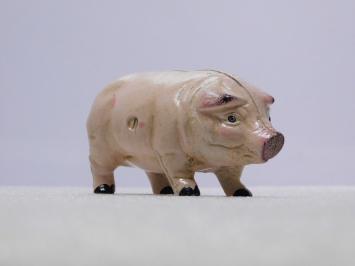 Sparschwein - Gusseisen - 15 cm - in realistischer Farbe