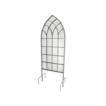 Spiegel - gotische stijl - metalen tuinsteker - 180 cm