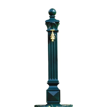 Freistehender Wasserhahn - Grün - Alu - Messing Wasserhahn