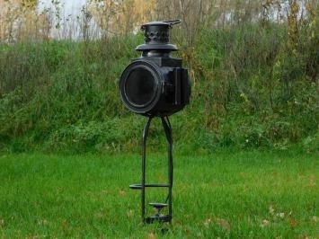 Lanterne sur rail Osmeka antique avec lampe, debout, 90 cm