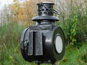 Lanterne sur rail Osmeka antique avec lampe, debout, 90 cm
