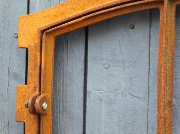 Gietijzeren stalraam – middel - klapbaar – rustiek smeedwerk