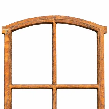 Stallfenster aus Gusseisen „Rose“ – 47,5 × 63 cm – rustikal