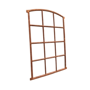 Fenêtre de grange - fenêtre en fonte - 12 panneaux de fenêtre - 94,5 cm