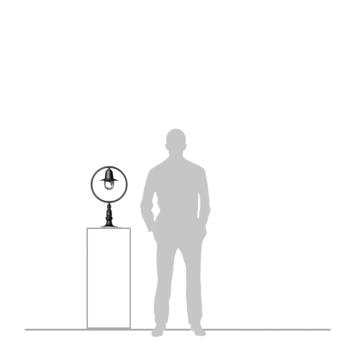 Lampe de gare - éclairage classique pour voies ferrées - fonte