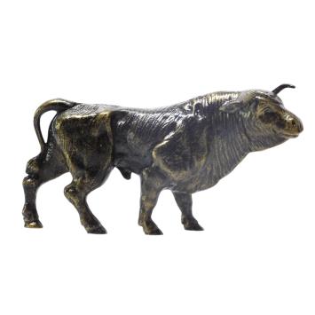 Beeld stier - spaarpot - 27 cm - gietijzer - decoratie