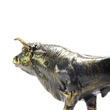 Statue Stier - Spardose - 27 cm - Gusseisen - Dekoration