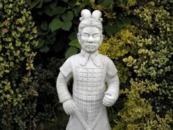 Ensemble de 2 guerriers japonais – détaillés – gardiens de porte