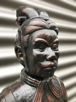 Satz Krieger – Gartenfiguren – Stein – Terrakotta-Armee