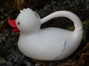 Arrosoir de jardin le canard, arrosoir à fleurs, bidon pour bac à sable, blanc
