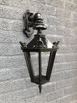 Lampe d'extérieur Gouda - noir - céramique et verre