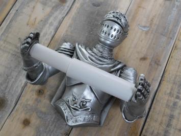 Ein Toilettenpapierhalter in Form eines Ritters, eine schöne Dekoration!