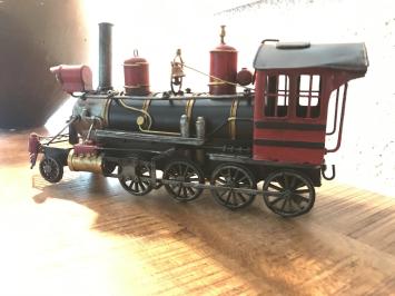 Locomotive - gemaakt van antiek ijzer, handgemaakt schaalmodel